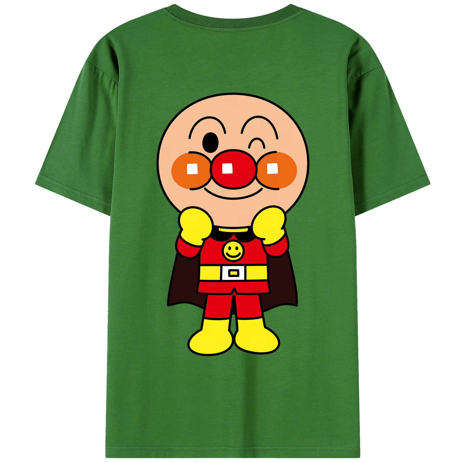 （画像用） アンパンマン Anpanman レディース半袖Tシャツ(バックプリント)